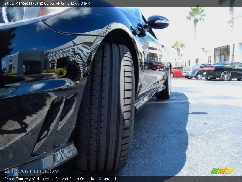 Black / Black 2008 Mercedes-Benz CL 63 AMG