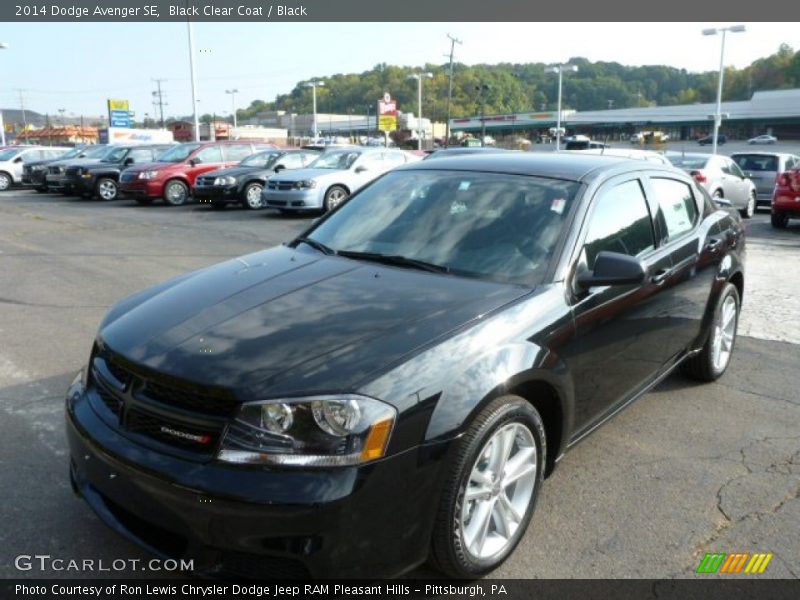 Black Clear Coat / Black 2014 Dodge Avenger SE