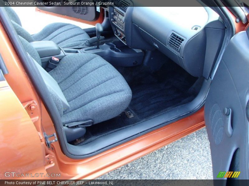 Sunburst Orange / Graphite 2004 Chevrolet Cavalier Sedan