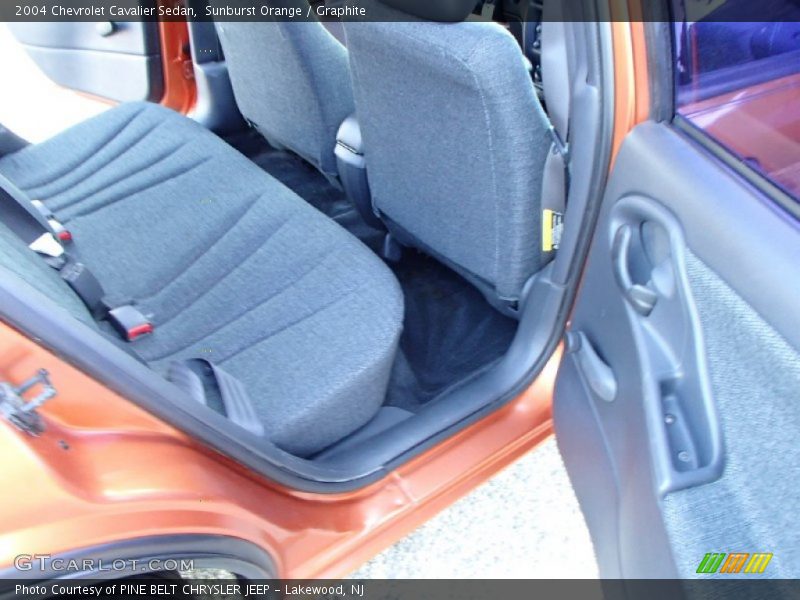 Sunburst Orange / Graphite 2004 Chevrolet Cavalier Sedan