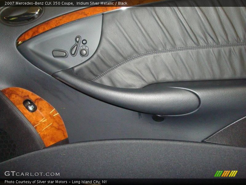 Iridium Silver Metallic / Black 2007 Mercedes-Benz CLK 350 Coupe