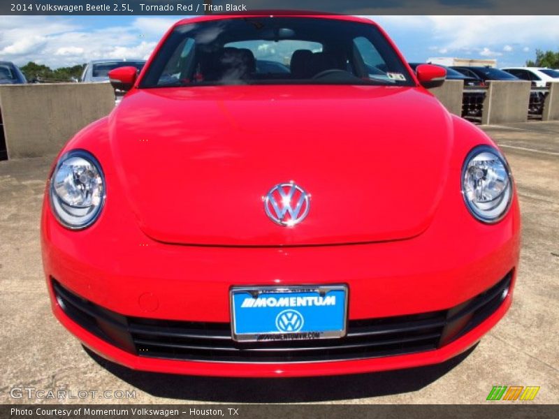 Tornado Red / Titan Black 2014 Volkswagen Beetle 2.5L