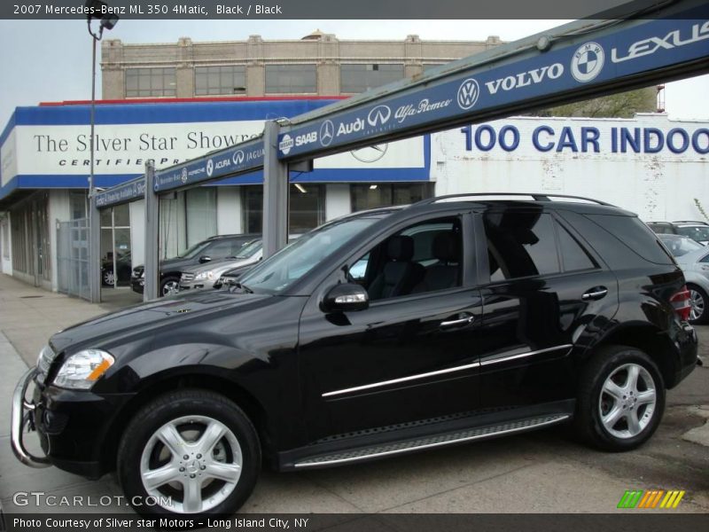 Black / Black 2007 Mercedes-Benz ML 350 4Matic