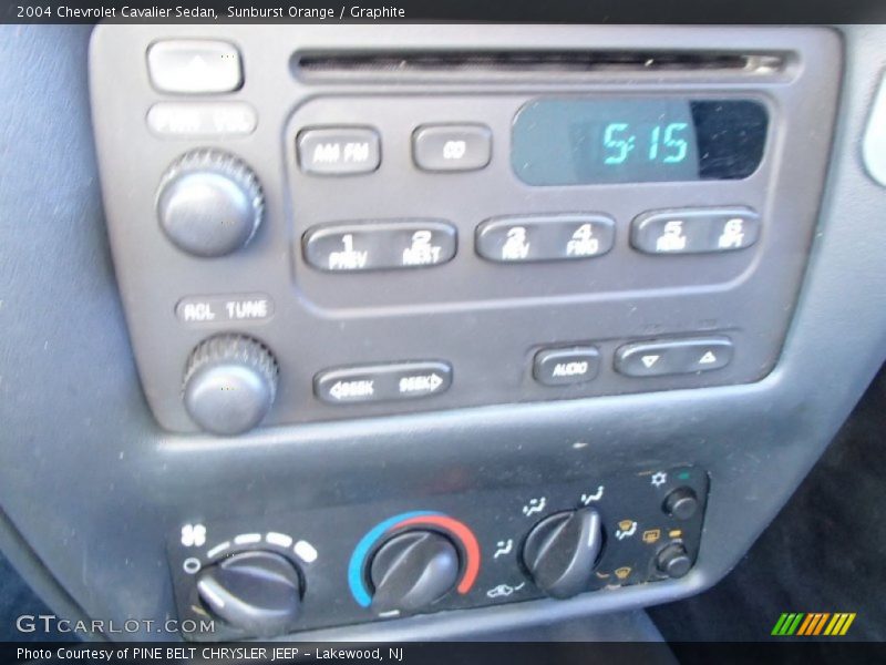 Sunburst Orange / Graphite 2004 Chevrolet Cavalier Sedan