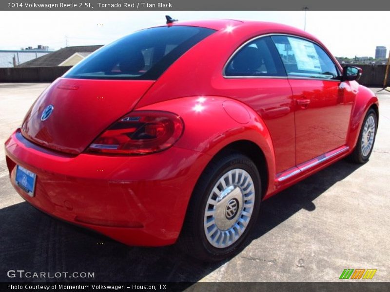 Tornado Red / Titan Black 2014 Volkswagen Beetle 2.5L