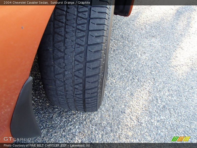 Sunburst Orange / Graphite 2004 Chevrolet Cavalier Sedan