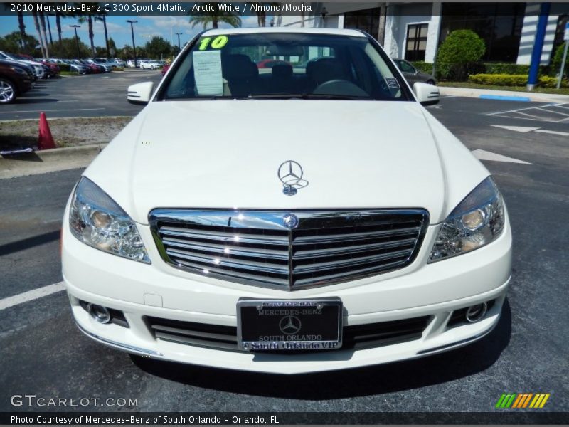 Arctic White / Almond/Mocha 2010 Mercedes-Benz C 300 Sport 4Matic