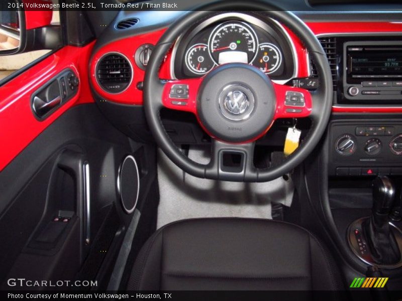 Tornado Red / Titan Black 2014 Volkswagen Beetle 2.5L