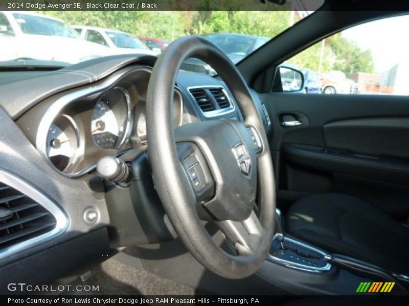 Black Clear Coat / Black 2014 Dodge Avenger SE