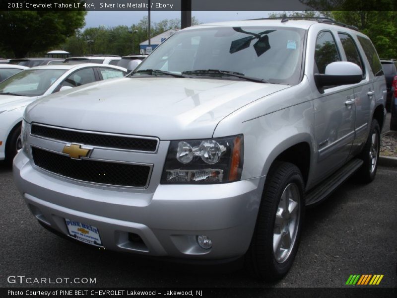 Silver Ice Metallic / Ebony 2013 Chevrolet Tahoe LT 4x4