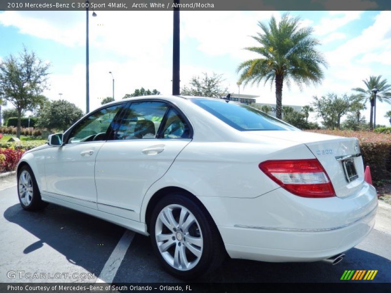 Arctic White / Almond/Mocha 2010 Mercedes-Benz C 300 Sport 4Matic