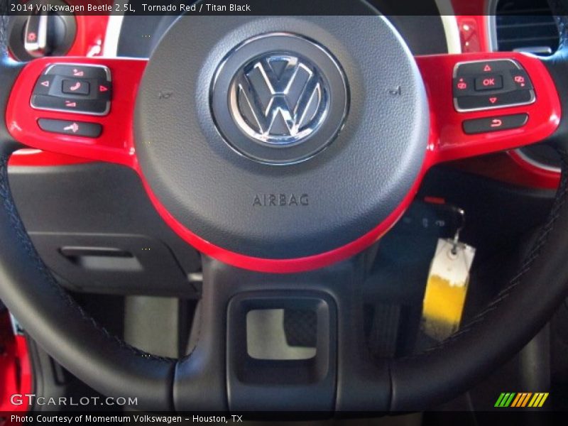 Tornado Red / Titan Black 2014 Volkswagen Beetle 2.5L