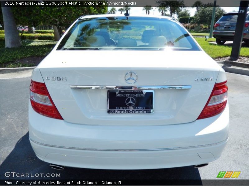 Arctic White / Almond/Mocha 2010 Mercedes-Benz C 300 Sport 4Matic