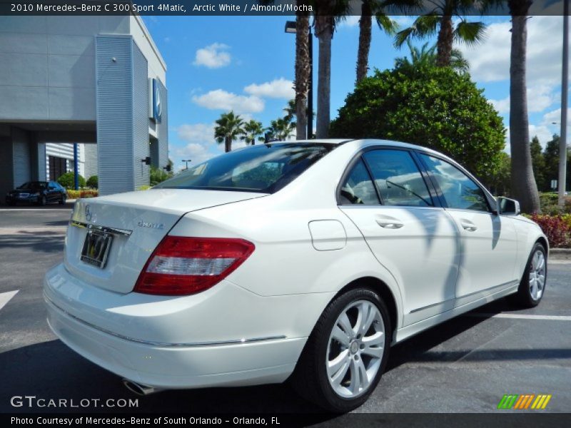 Arctic White / Almond/Mocha 2010 Mercedes-Benz C 300 Sport 4Matic