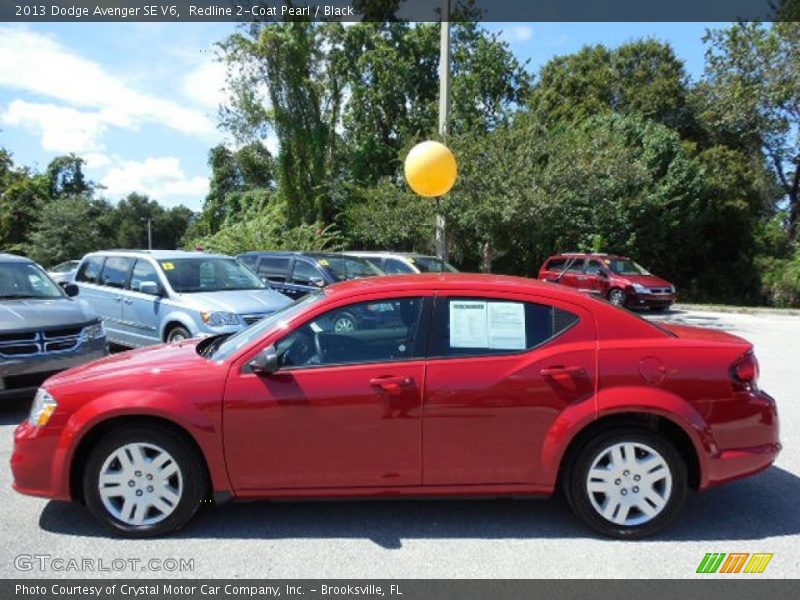 Redline 2-Coat Pearl / Black 2013 Dodge Avenger SE V6