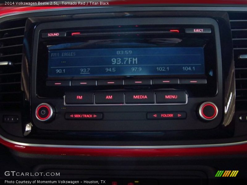 Tornado Red / Titan Black 2014 Volkswagen Beetle 2.5L