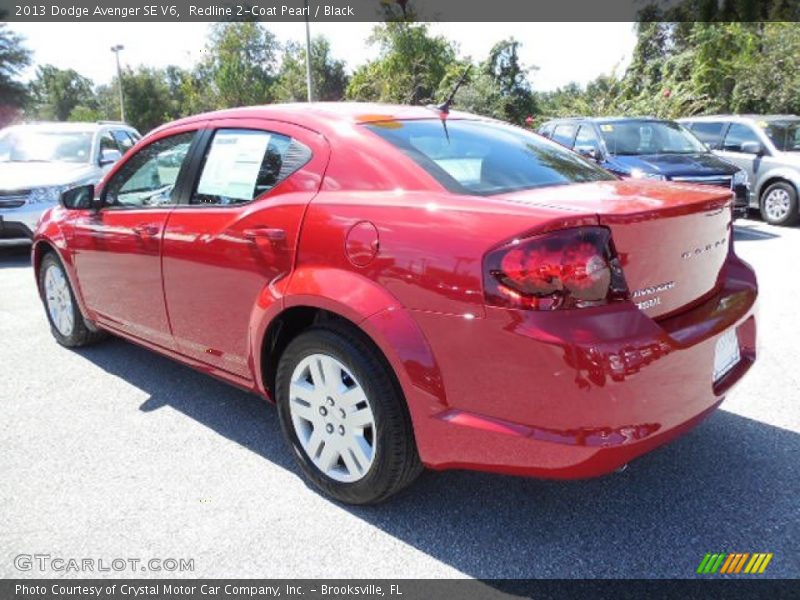 Redline 2-Coat Pearl / Black 2013 Dodge Avenger SE V6