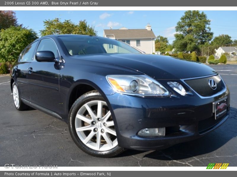 Blue Onyx Pearl / Ash Gray 2006 Lexus GS 300 AWD