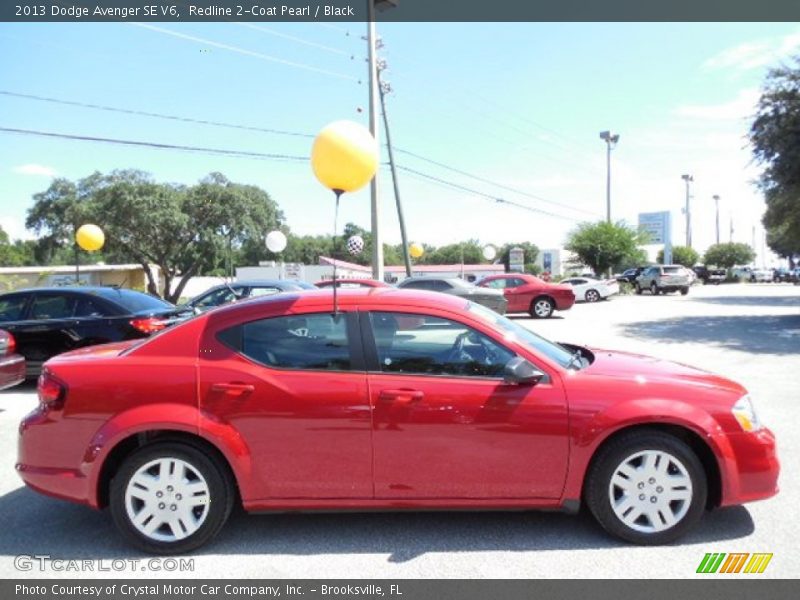 Redline 2-Coat Pearl / Black 2013 Dodge Avenger SE V6