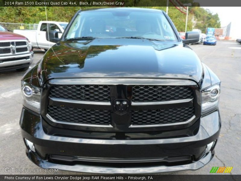 Black / Black/Diesel Gray 2014 Ram 1500 Express Quad Cab 4x4
