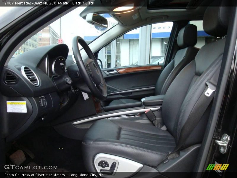 Black / Black 2007 Mercedes-Benz ML 350 4Matic