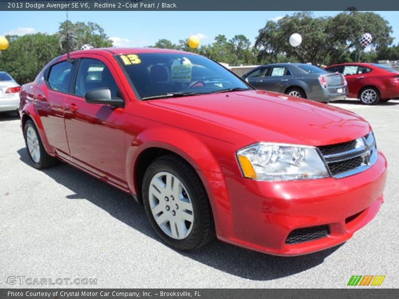 Redline 2-Coat Pearl / Black 2013 Dodge Avenger SE V6