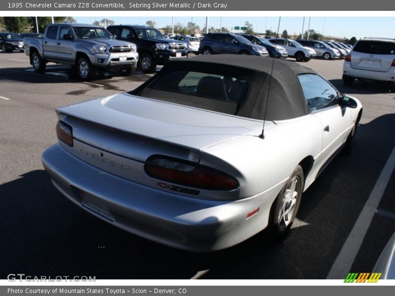 Sebring Silver Metallic / Dark Gray 1995 Chevrolet Camaro Z28 Convertible