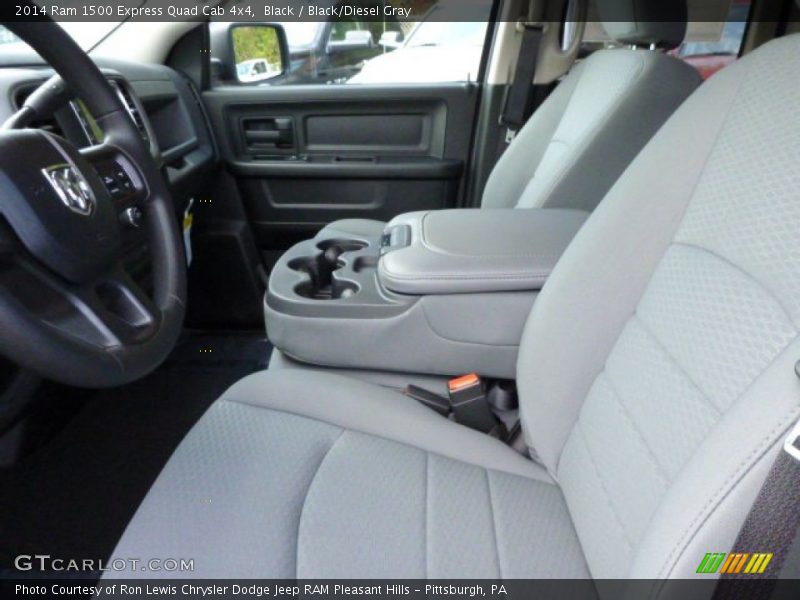 Black / Black/Diesel Gray 2014 Ram 1500 Express Quad Cab 4x4