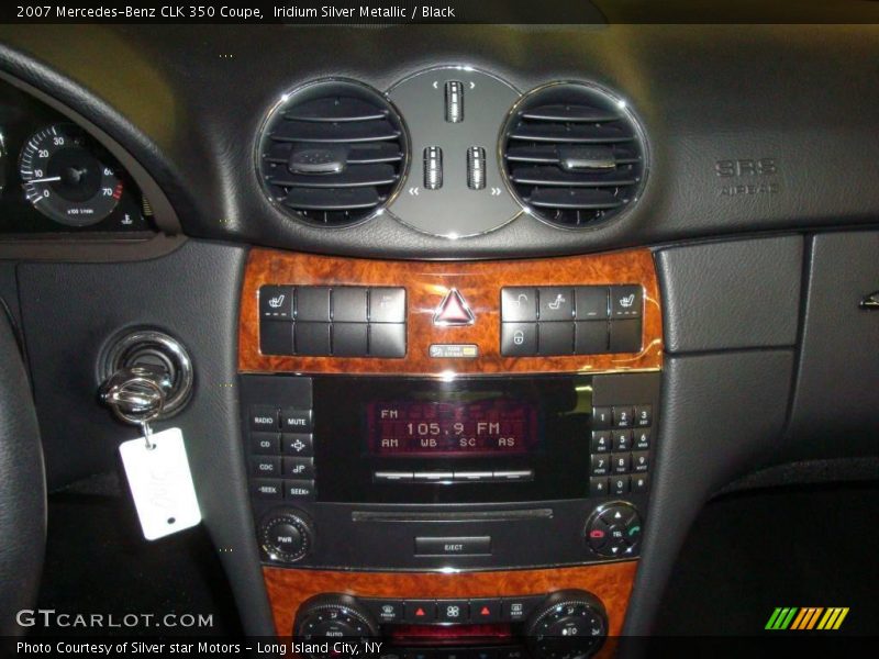 Iridium Silver Metallic / Black 2007 Mercedes-Benz CLK 350 Coupe