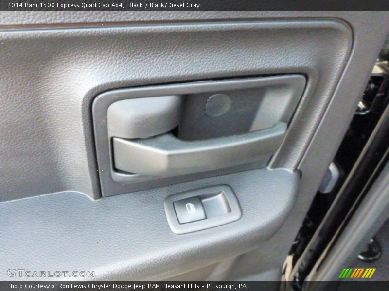 Black / Black/Diesel Gray 2014 Ram 1500 Express Quad Cab 4x4