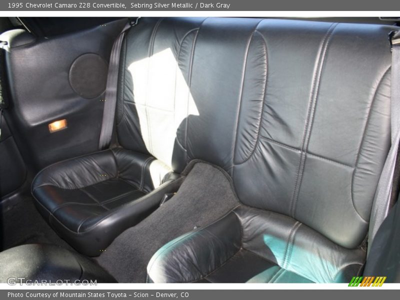 Rear Seat of 1995 Camaro Z28 Convertible