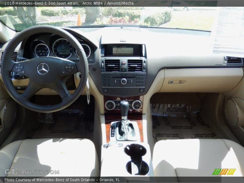 Arctic White / Almond/Mocha 2010 Mercedes-Benz C 300 Sport 4Matic