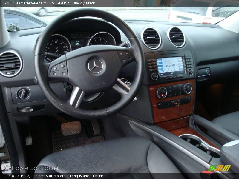 Black / Black 2007 Mercedes-Benz ML 350 4Matic