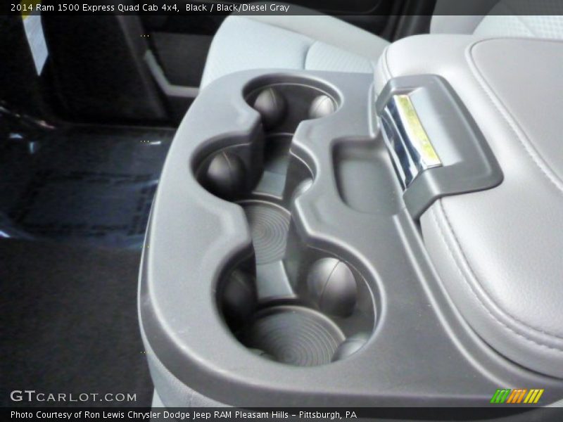Black / Black/Diesel Gray 2014 Ram 1500 Express Quad Cab 4x4