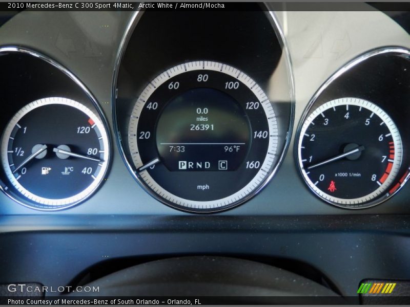 Arctic White / Almond/Mocha 2010 Mercedes-Benz C 300 Sport 4Matic