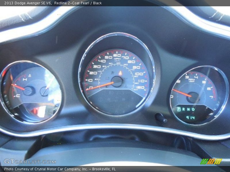 Redline 2-Coat Pearl / Black 2013 Dodge Avenger SE V6