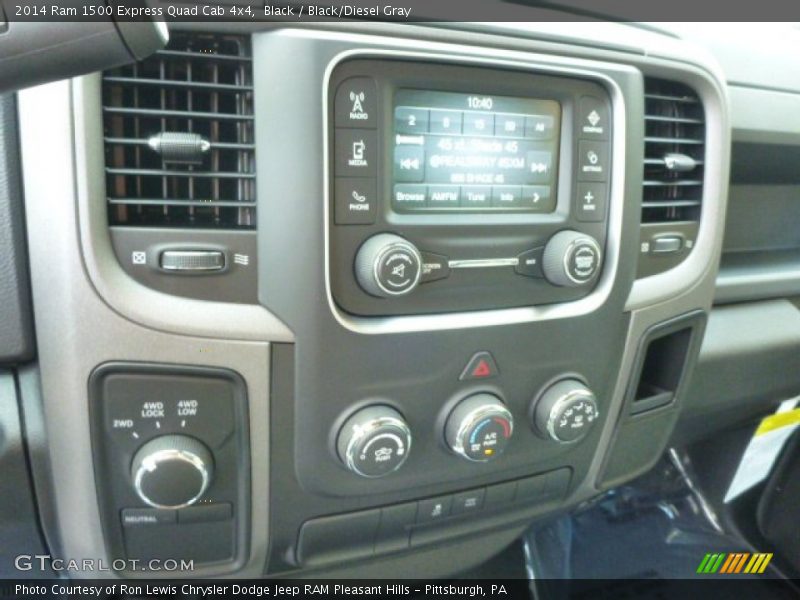 Black / Black/Diesel Gray 2014 Ram 1500 Express Quad Cab 4x4
