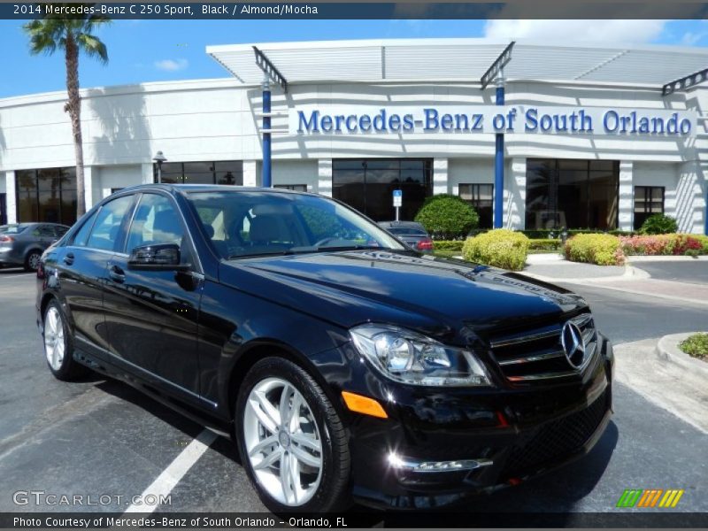 Black / Almond/Mocha 2014 Mercedes-Benz C 250 Sport