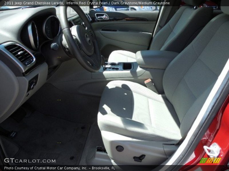Inferno Red Crystal Pearl / Dark Graystone/Medium Graystone 2011 Jeep Grand Cherokee Laredo