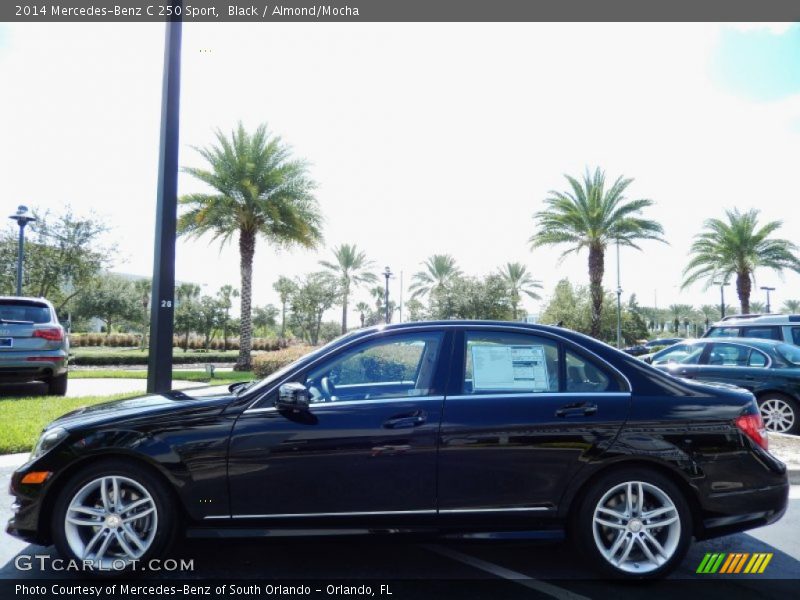 Black / Almond/Mocha 2014 Mercedes-Benz C 250 Sport