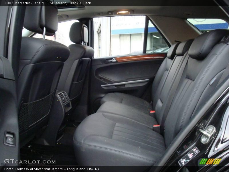 Black / Black 2007 Mercedes-Benz ML 350 4Matic