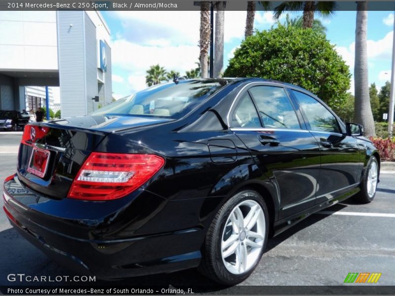 Black / Almond/Mocha 2014 Mercedes-Benz C 250 Sport