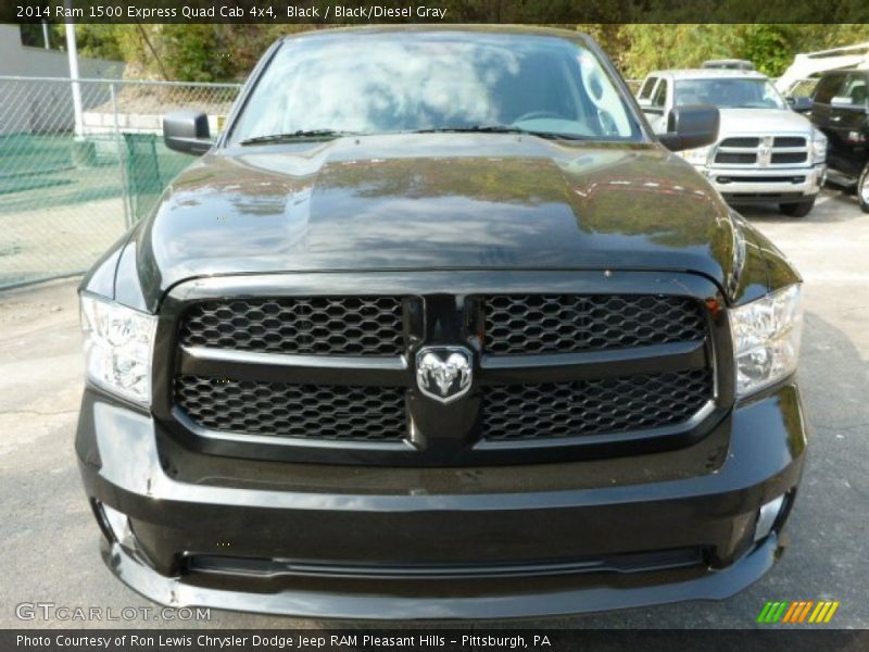 Black / Black/Diesel Gray 2014 Ram 1500 Express Quad Cab 4x4