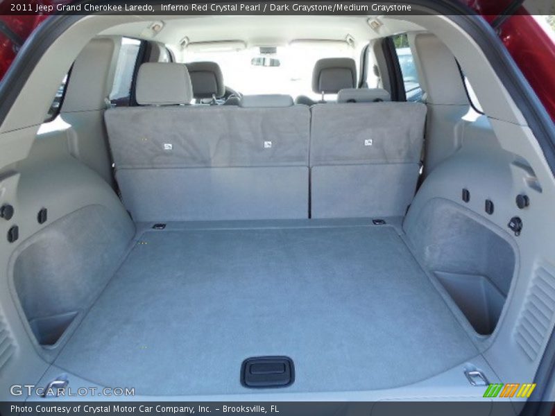 Inferno Red Crystal Pearl / Dark Graystone/Medium Graystone 2011 Jeep Grand Cherokee Laredo
