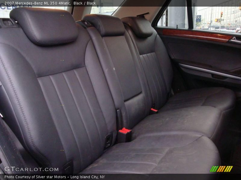 Black / Black 2007 Mercedes-Benz ML 350 4Matic
