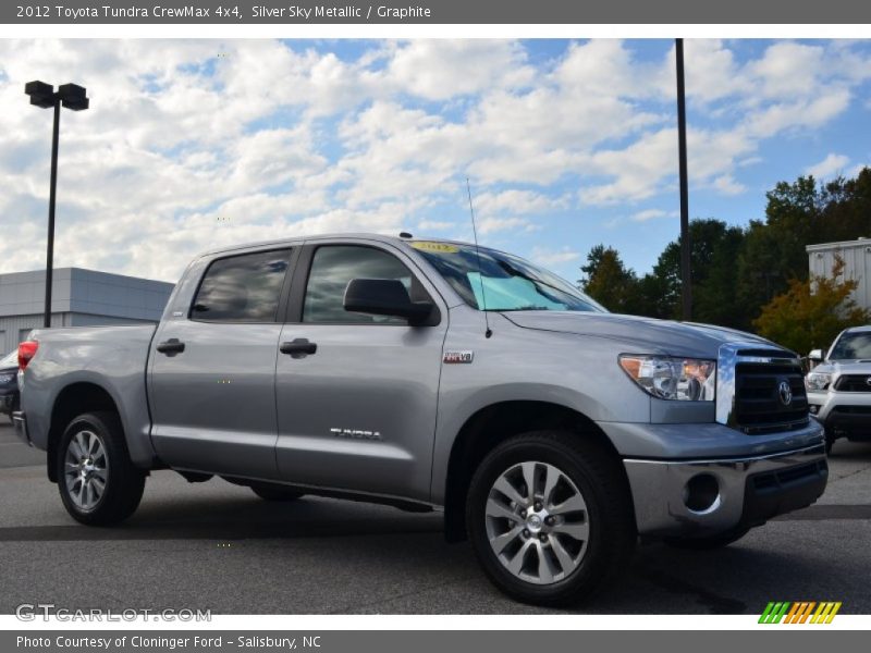Silver Sky Metallic / Graphite 2012 Toyota Tundra CrewMax 4x4