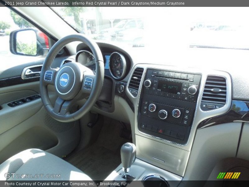 Inferno Red Crystal Pearl / Dark Graystone/Medium Graystone 2011 Jeep Grand Cherokee Laredo