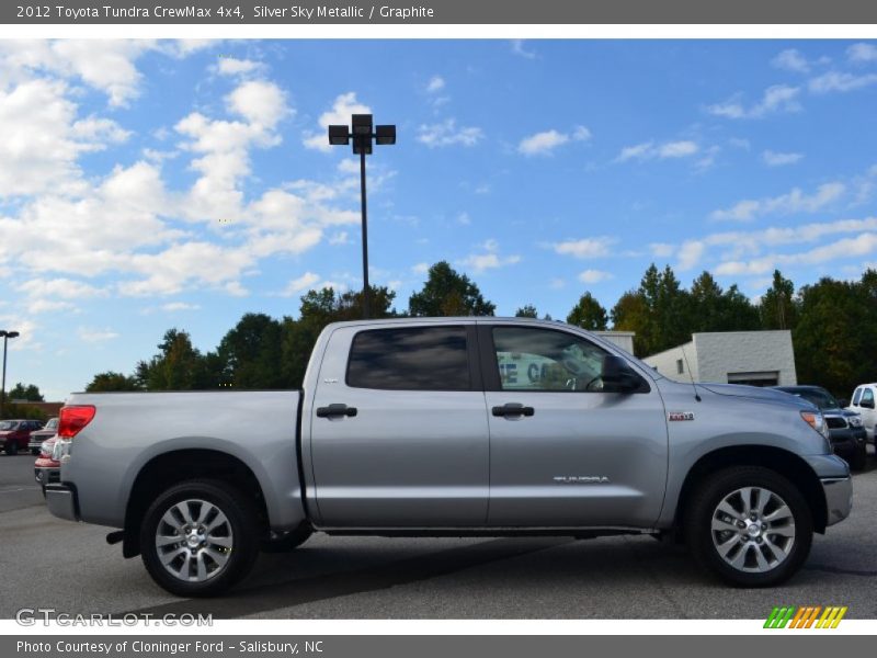 Silver Sky Metallic / Graphite 2012 Toyota Tundra CrewMax 4x4