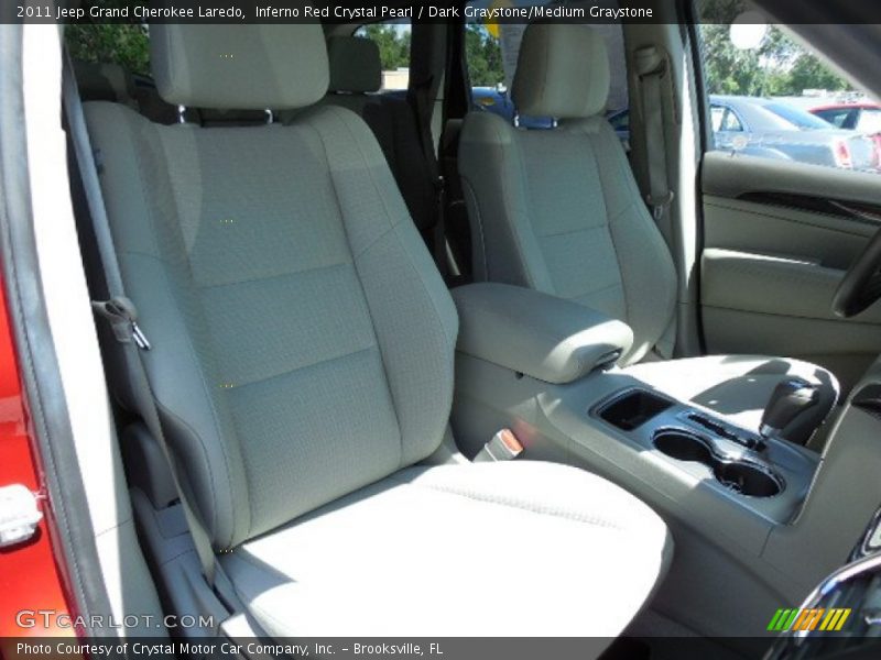 Inferno Red Crystal Pearl / Dark Graystone/Medium Graystone 2011 Jeep Grand Cherokee Laredo