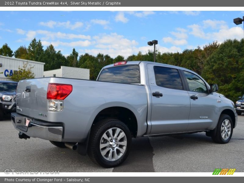 Silver Sky Metallic / Graphite 2012 Toyota Tundra CrewMax 4x4